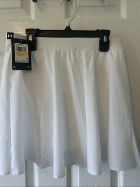 Under Armour White Flared Athletic Skirt